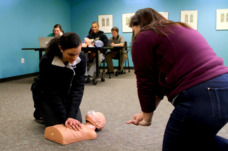 On-site blended CPR certification